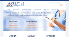 Desktop Screenshot of creativetrainingsolutions.com